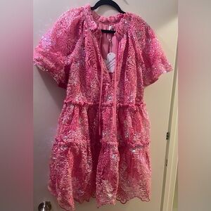 NEW BUDDY LOVE LAKIN SWING MINI DRESS - BONITA